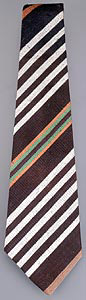 Striped necktie, arindrano pattern